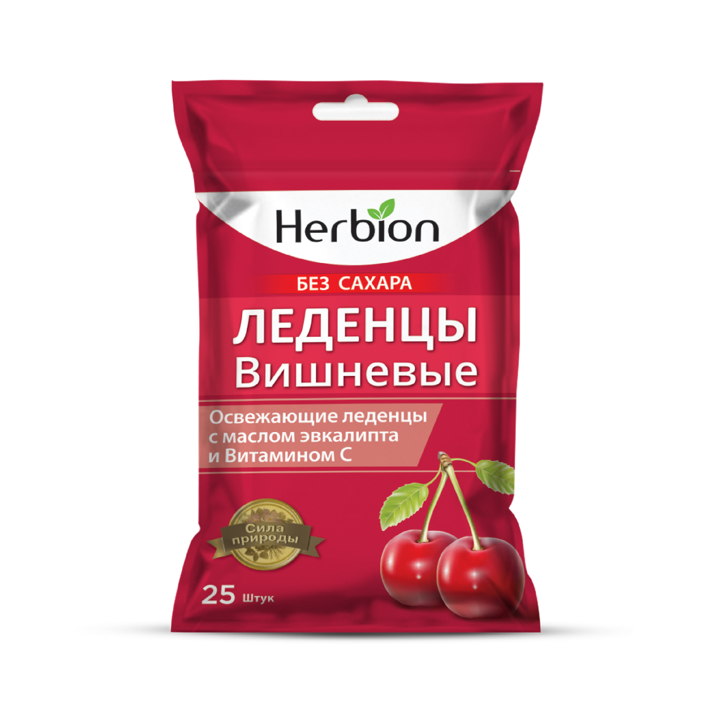 Herbion Леденцы без сахара вишневые  №25